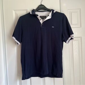Michael Kors Dark Blue Polo with White Accents